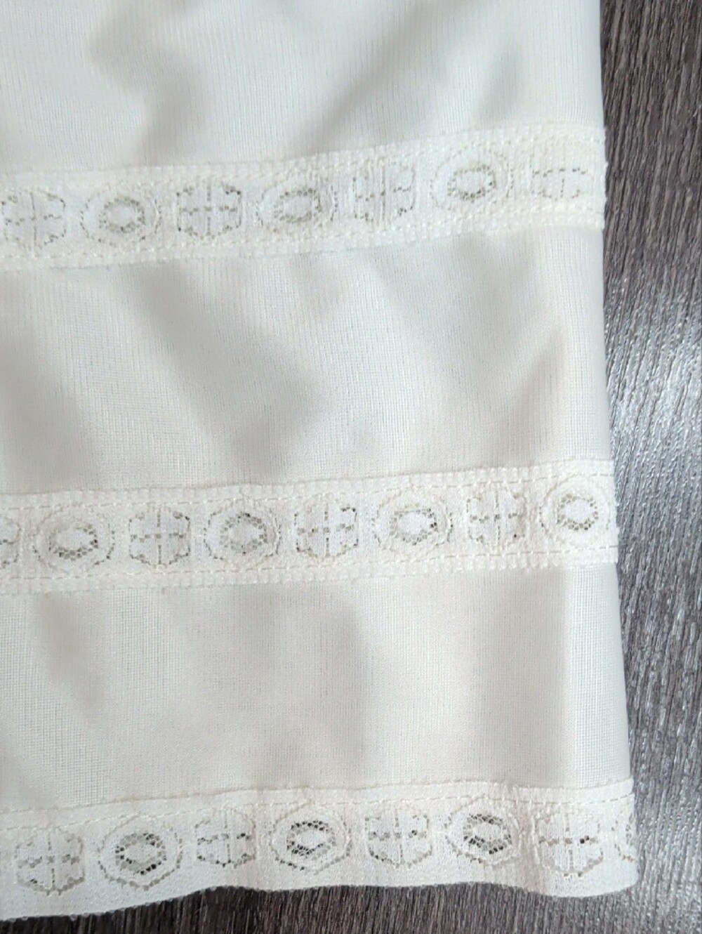 Vintage 60s Sears Ivory Pantaloons Bloomer Pants Lace Trim SZ Large MCM - Picture 7 of 11